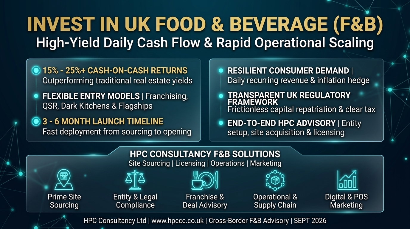 Why Ghana Investors Must Consider the UK Food and Beverage Sector as Their Primary Entry Point