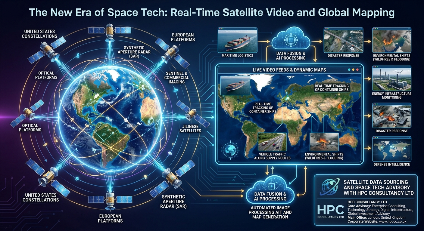 Real-Time Satellite Video and Global Mapping Ghana