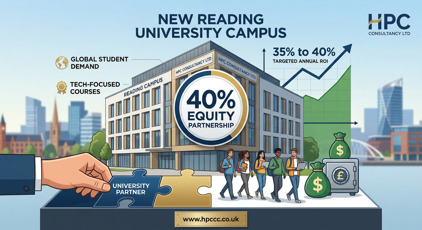 40% Equity Partnership in New Reading University Campus, seeking Ghana Investor